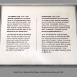 Elephant Club Plaque, Detail